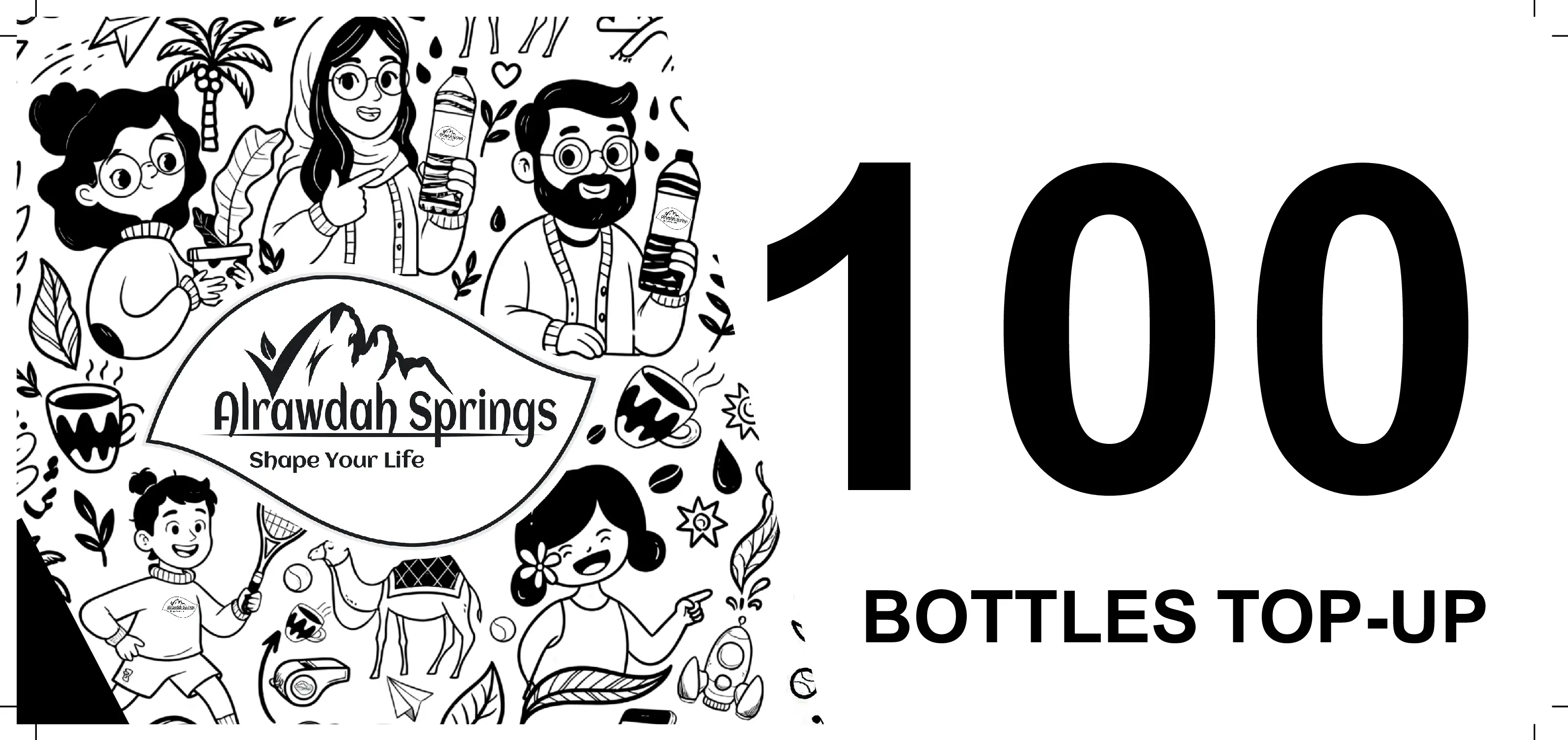 5 Gallon Coupon Pack 100 Coupons