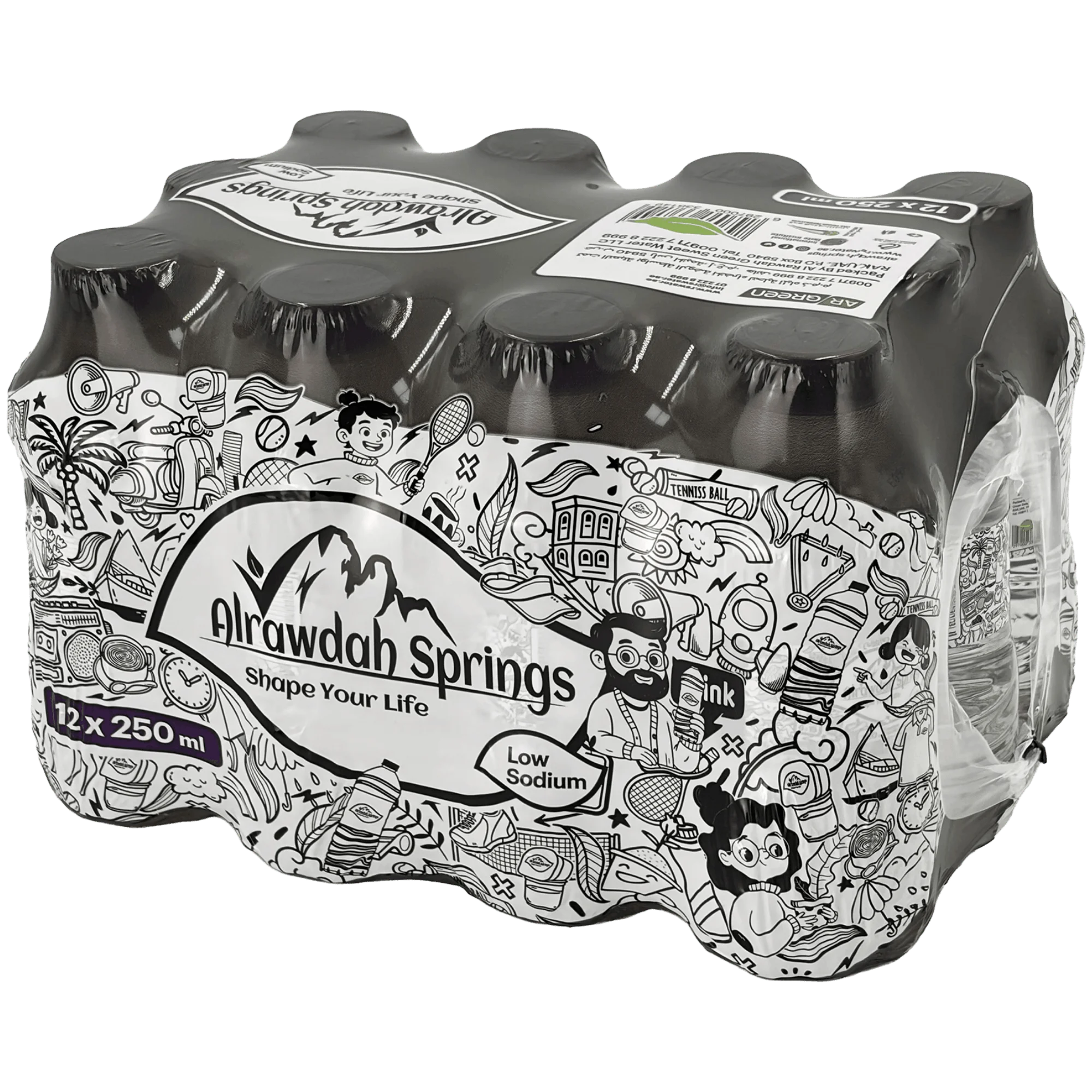 Alrawdah Springs 250ml  12
