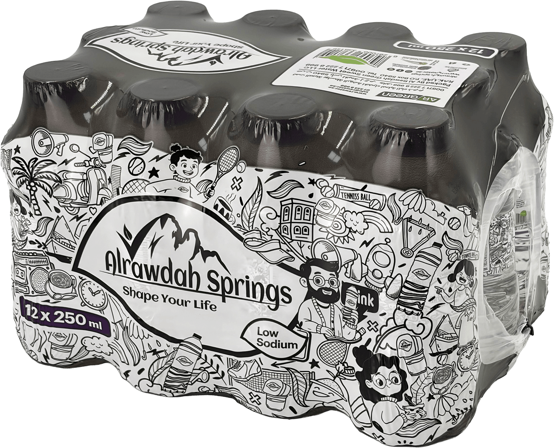 Alrawdah Springs 250ml × 12