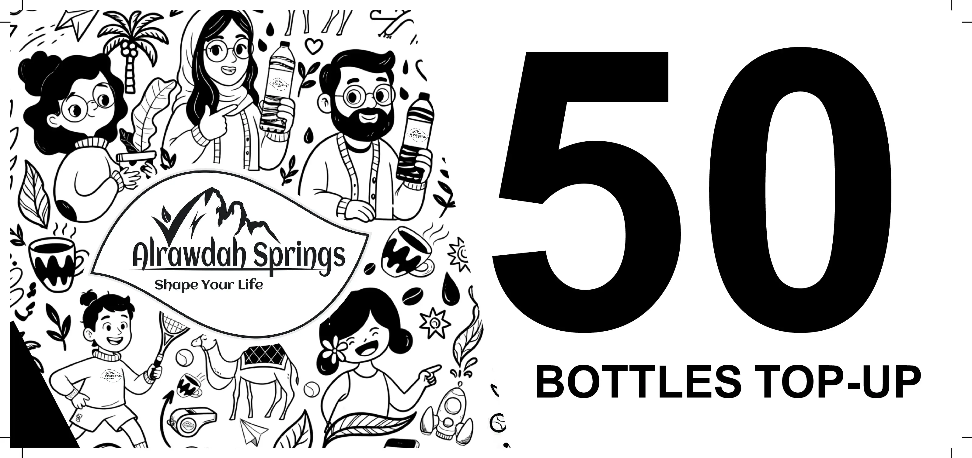 5 Gallon Coupon Pack 50 Coupons