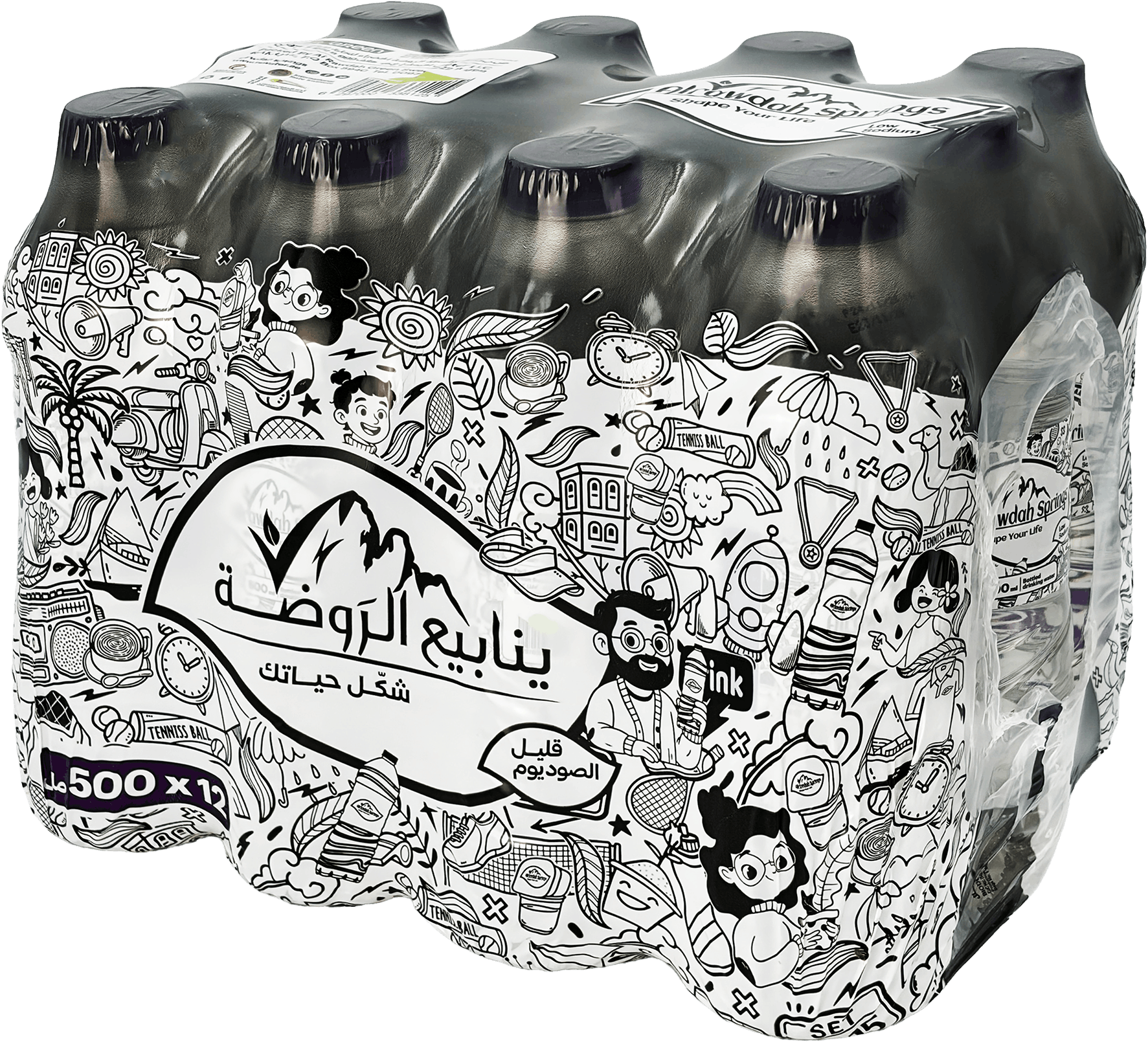 Alrawdah Springs 500ml × 12