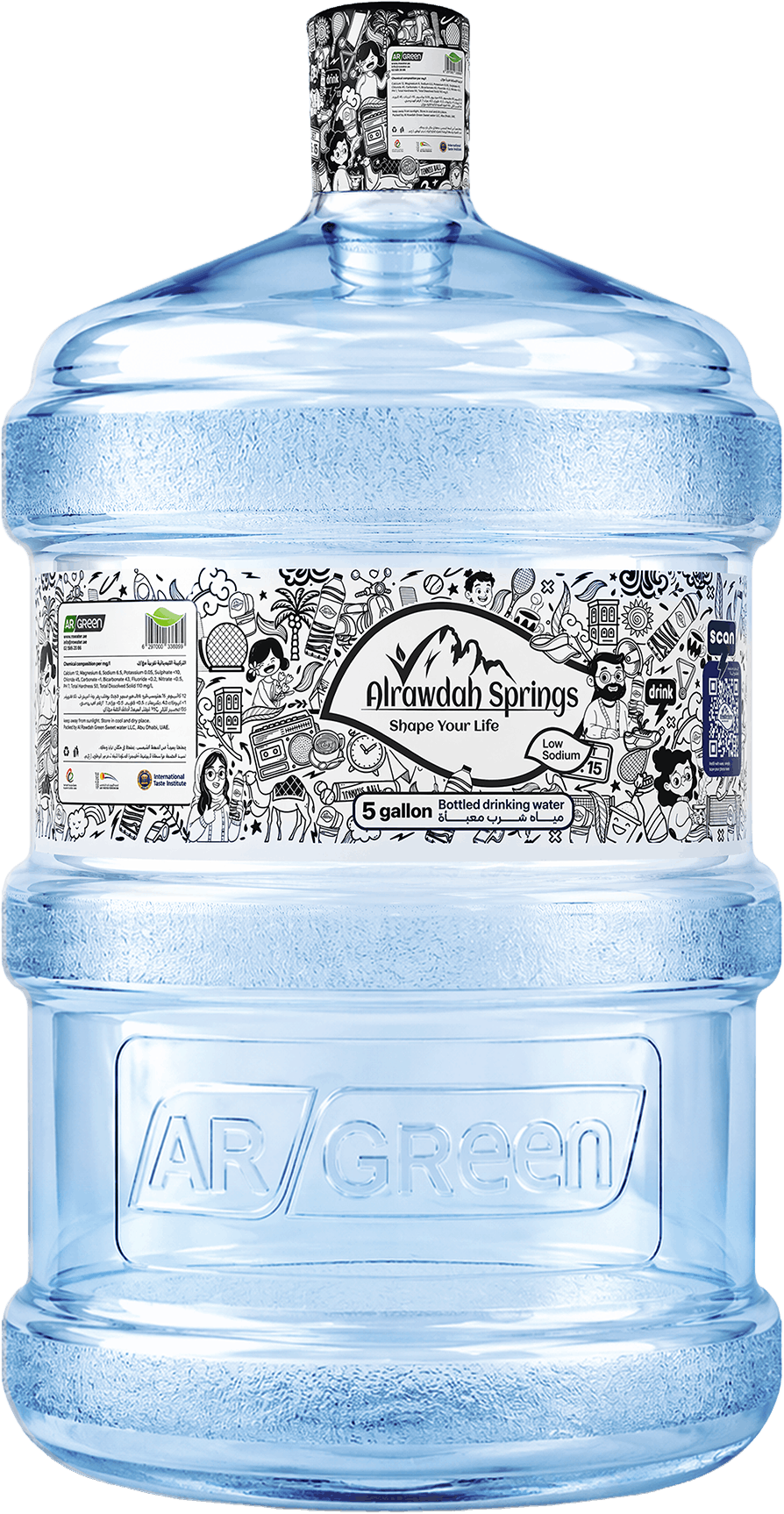 Alrawdah Springs 500ml Premium Bottled Water