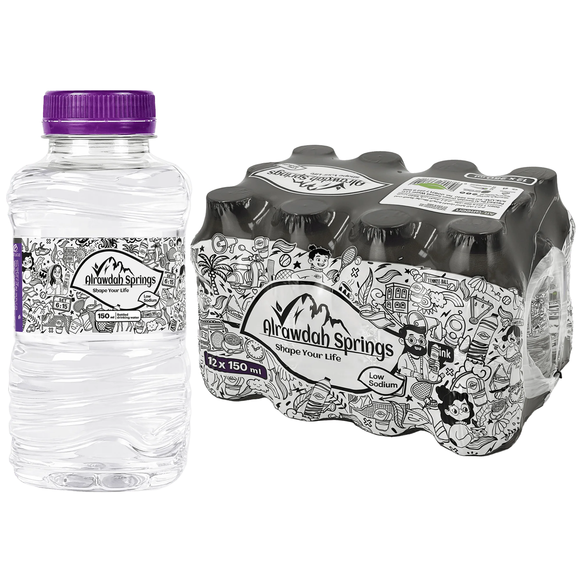 Alrawdah Springs 150ml x 12 product image