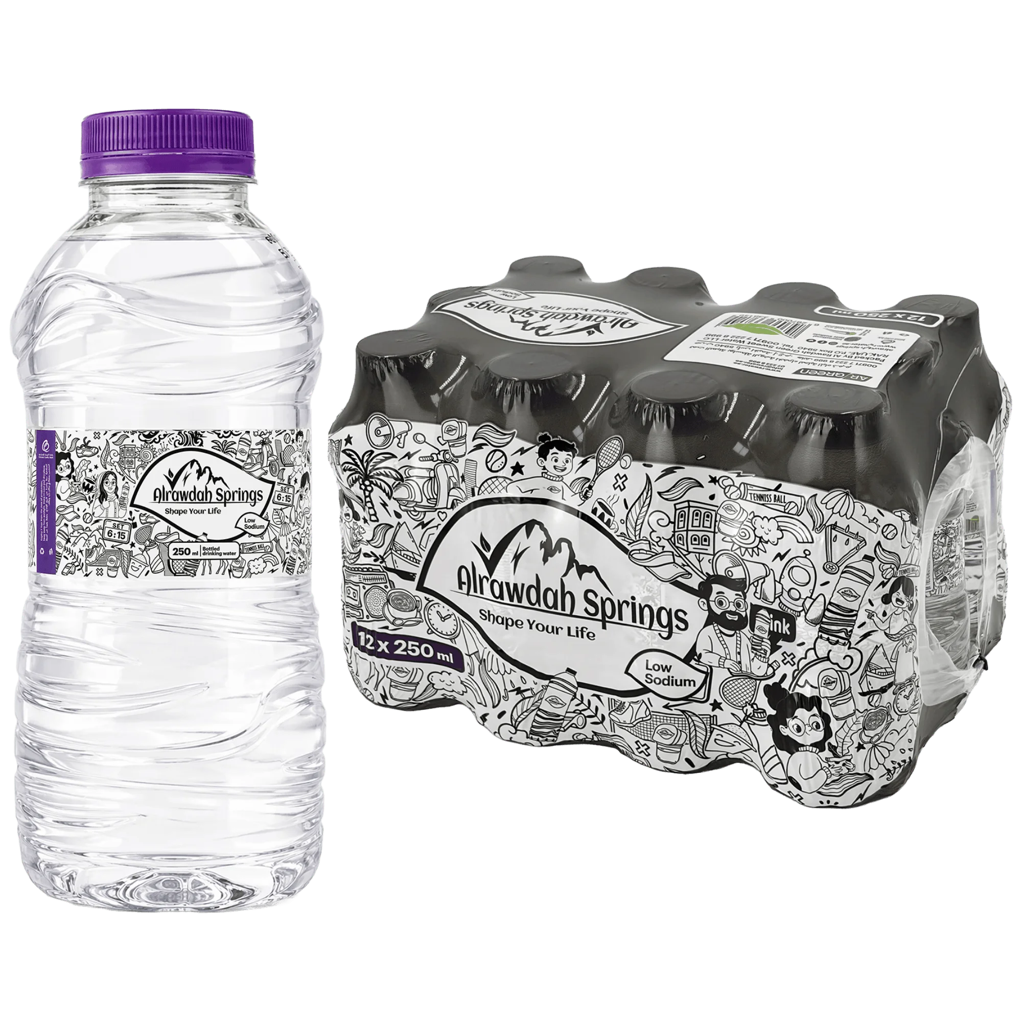Alrawdah Springs 250ml × 12 product image