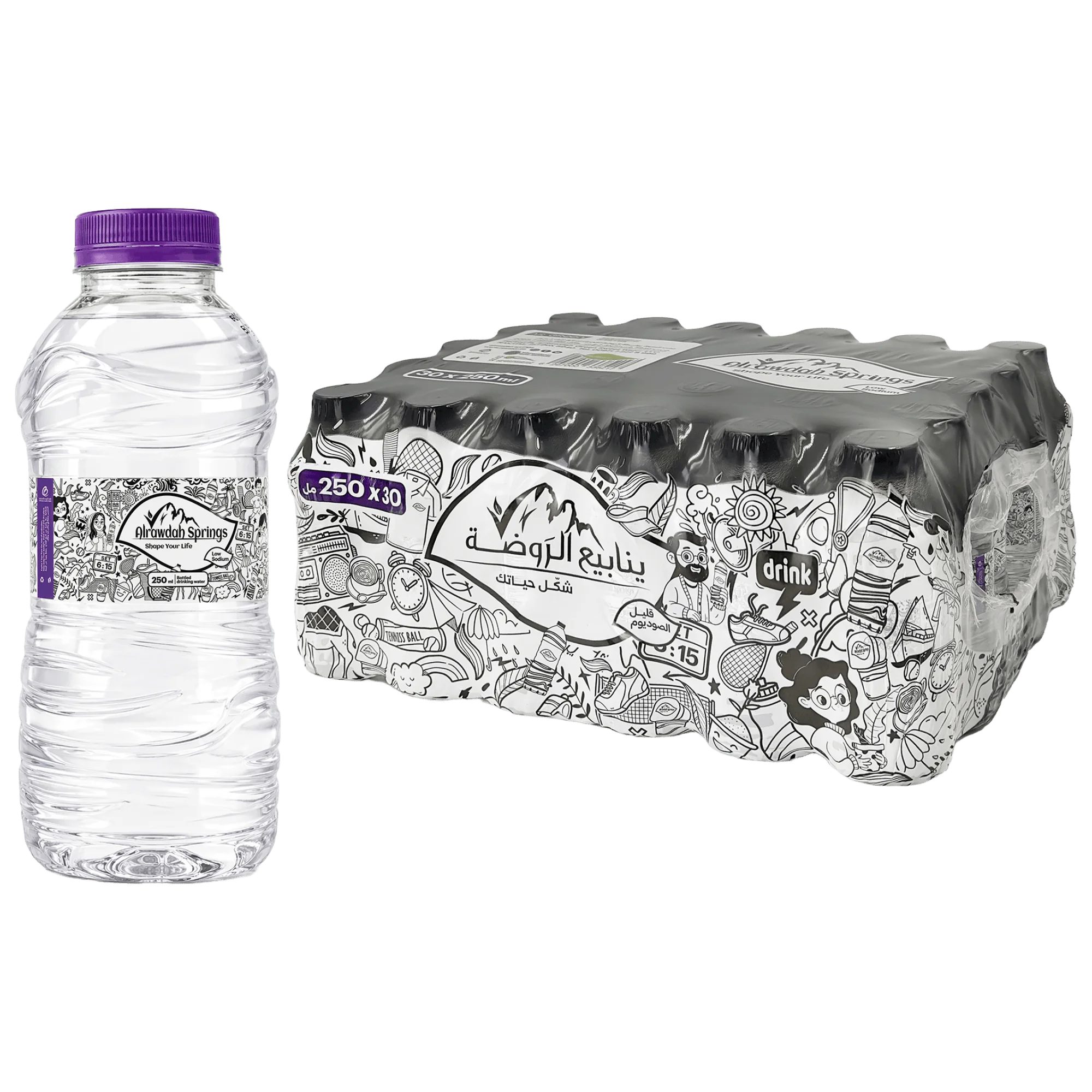 Alrawdah Springs 250ml x 30 product image