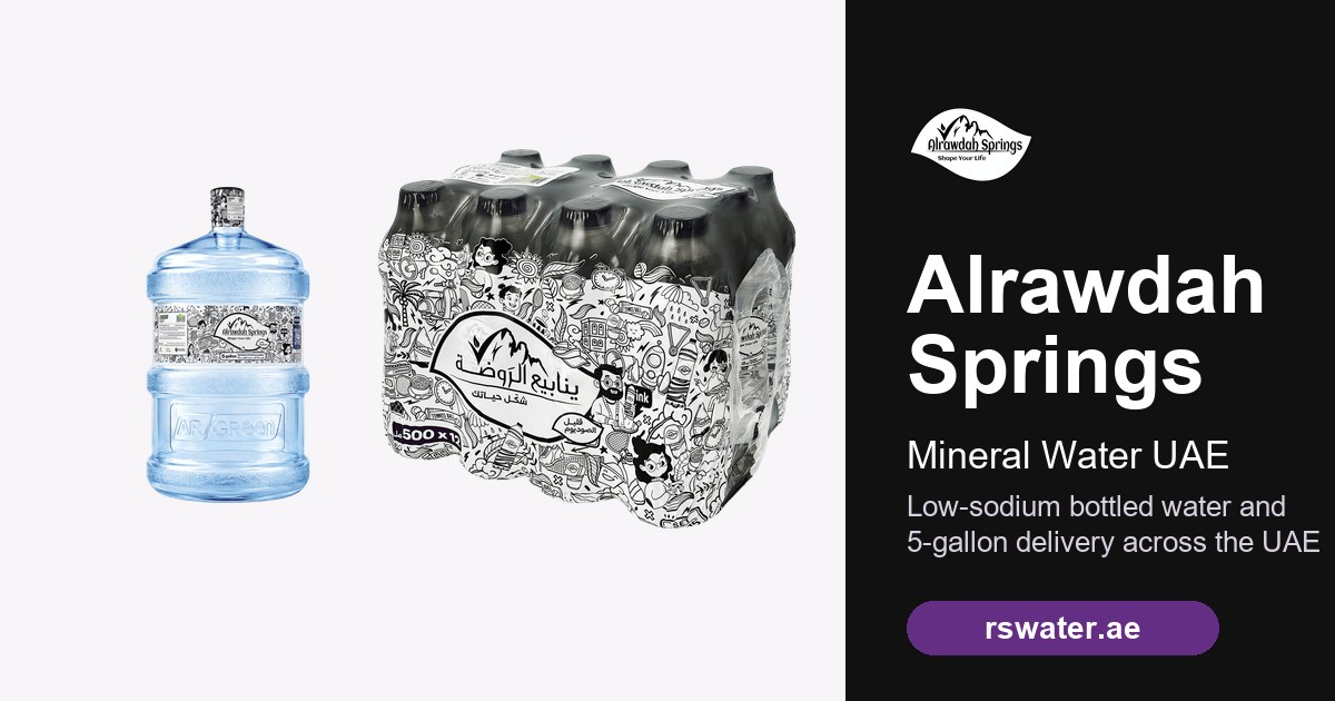 Alrawdah Springs: Mineral Water UAE
